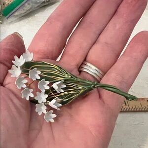Vintage Original by Robert Lilly of the valley flower brooch